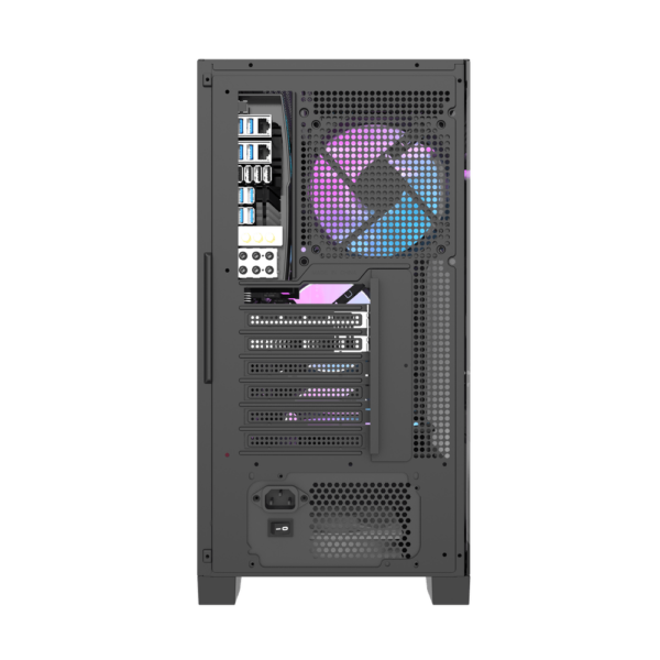 Dark Flash DRX70 Glass Black  ATX case with 4 ARGB fans pre-installed - Image 6