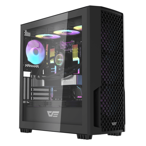 DARKFLASH DF2100 EATX CASE BLACK - Image 2