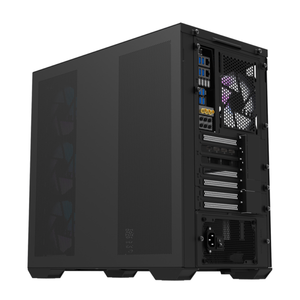 DLX4000 Glass Black E-ATX (case only) can include up to 9 ARGB fans - Image 5