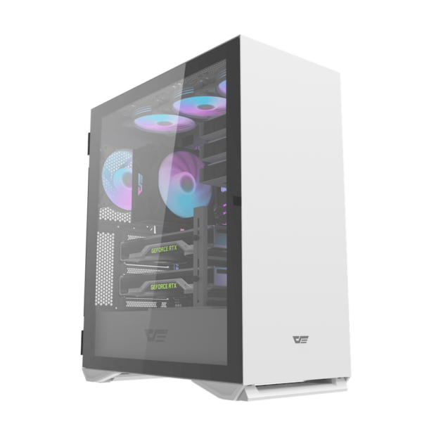 DLX22 Neo EATX Tempered Glass Case White