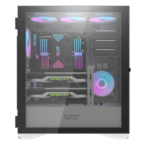 DLX22 Neo EATX Tempered Glass Case White - Image 4