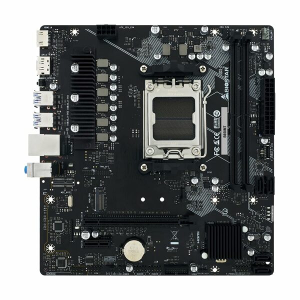 AM5 Biostar B650MT Motherboard (M-ATX/DDR5/M.2/USB-C) - Image 2