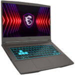 MSI Thin 15 B13UC Gaming Laptop, 15.6" FHD IPS 144Hz Display, Intel Core i5-13420H Processor, 16GB RAM, 512GB SSD, GeForce RTX 3050 4GB GPU, English Keyboard, Win11, Cosmos Gray | 9S7-16R831-1000