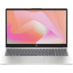 HP 15-fc0025dx Laptop, 15.6" HD Touch Display, AMD Ryzen 5 7520U, 8GB RAM, 512GB SSD, AMD Radeon Graphics, English Keyboard, Windows 11 Home in S Mode, Natural Silver | 9Q1E9UA#ABA