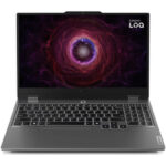Lenovo LOQ 15ARP9 Gaming Laptop, 15.6" FHD IPS 144Hz Display, AMD Ryzen 7 7435HS, 16GB RAM, 512GB SSD, GeForce RTX 4060 8GB Laptop GPU, Backlit ENG Keyboard, Win11, Luna Grey | 83JC0000US