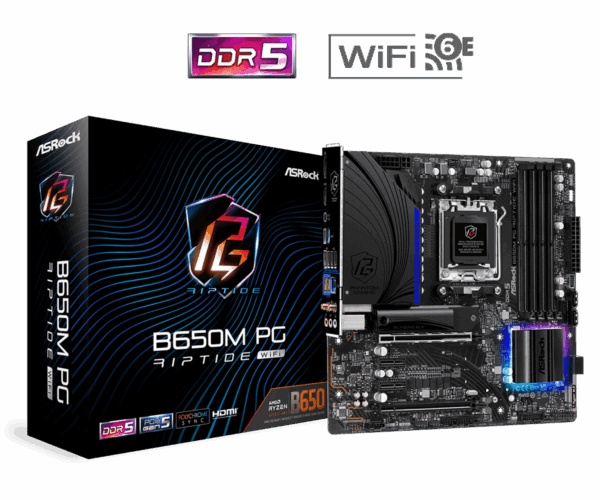 ASROCK B650M PG Riptide WiFi D5 mATX