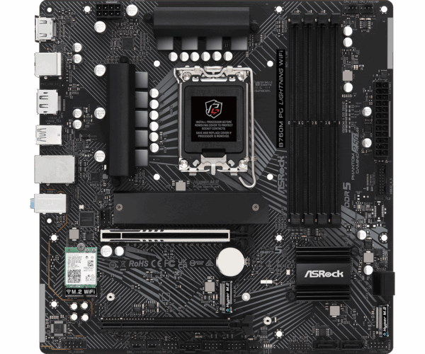 ASROCK B760M PG Lightning WIFI D5 mATX - Image 2