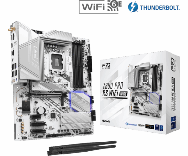 ASROCK Z890 Pro RS WiFi White D5 ATX