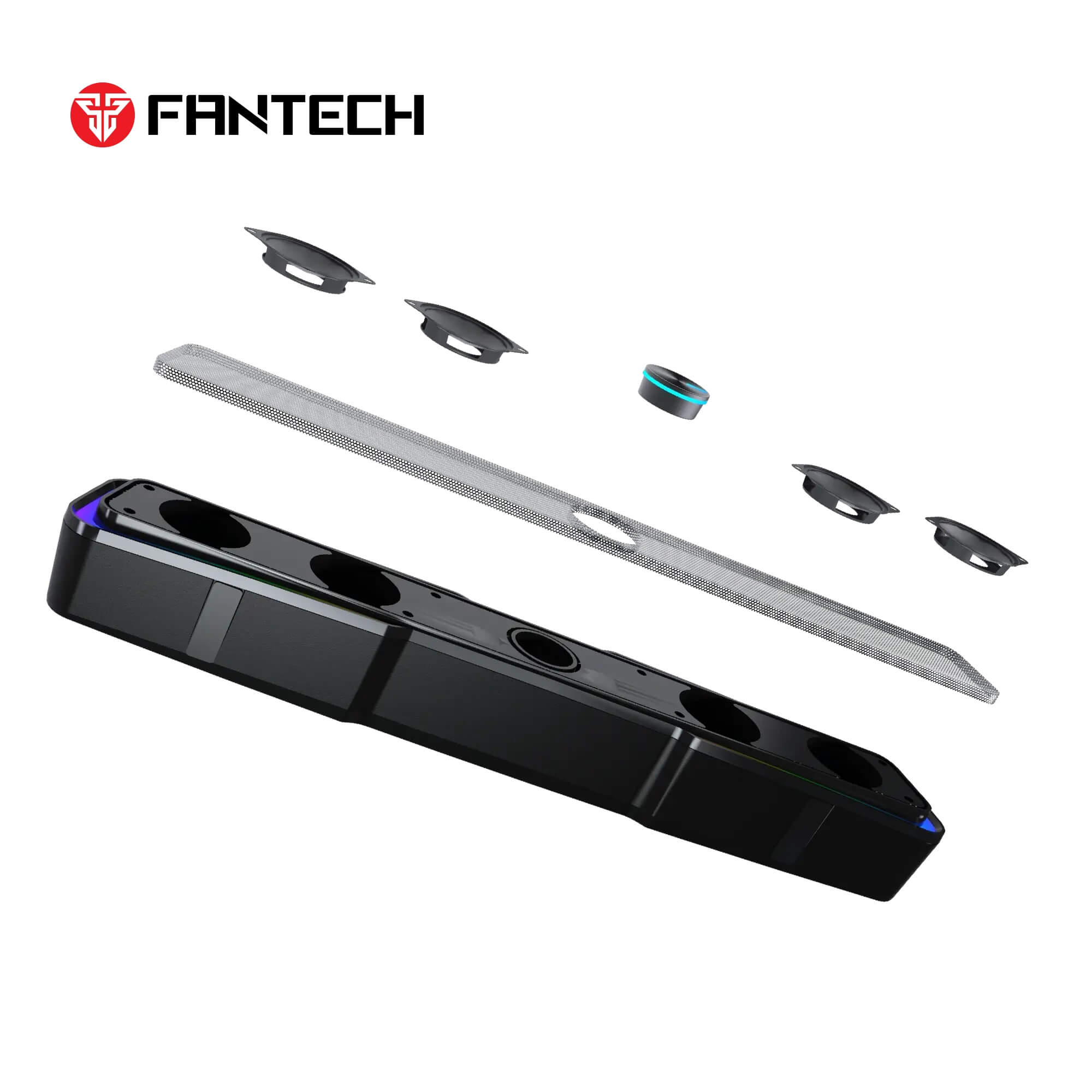 Fantech GS305 Beat Bar Dual-Mode Gaming Speaker | Wired & Wireless RGB ...