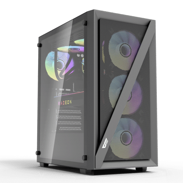 DARKFLASH DK260 AIR ATX PC Case | Black | High-Airflow Gaming
