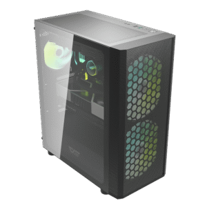 DarkFlash DK360 ATX PC Case | Meshed Front Panel & High-Airflow | Gaming Ready