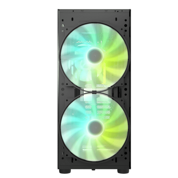 DarkFlash DK360 ATX PC Case | Meshed Front Panel & High-Airflow | Gaming Ready - Image 2