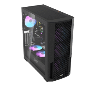 DarkFlash DF2100 E-ATX PC Case Black | Full Tower Gaming Case with Glass Panel