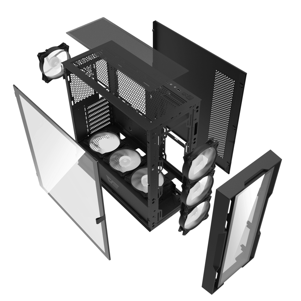 DARKFLASH DK431 FRONT GLASS EATX CASE - Image 3