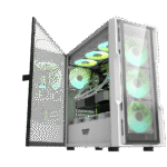 DarkFlash DK431 Front Glass E-ATX Gaming Case White | Mid Tower PC Case