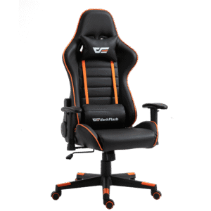 darkFlash RC350 Gaming Chair – Black | High-Density Foam Ergonomic Armchair