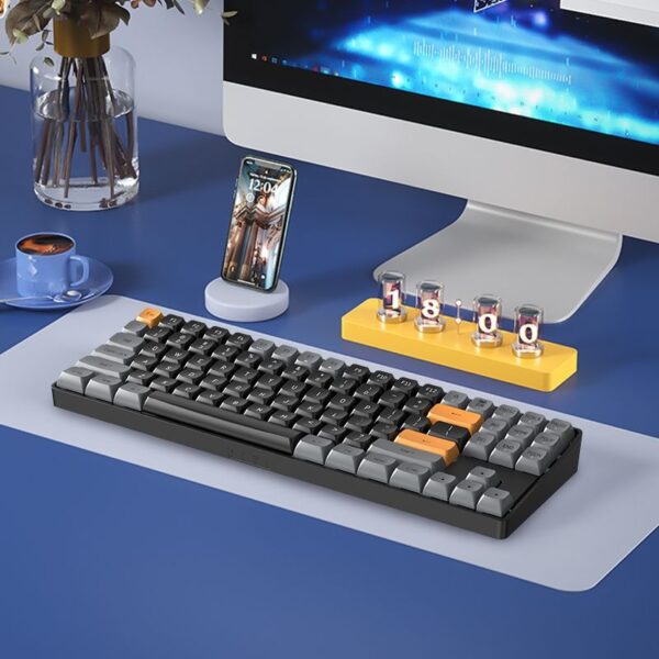 GD87 Wireless Mechanical Keyboard – Brown Sugar | RGB Gaming Keyboard - Image 2