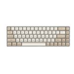 GD68 Wireless Mechanical Keyboard – Milky & Brown | Compact RGB Gaming Keyboard