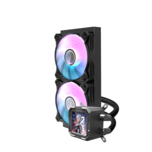 DARKFLASH DV240S Liquid Cooler with LCD Screen Display
