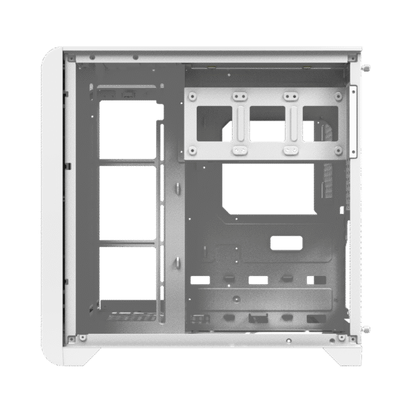 DarkFlash L280 ATX PC Case | Tempered Glass | High-Airflow Design | White - Image 4