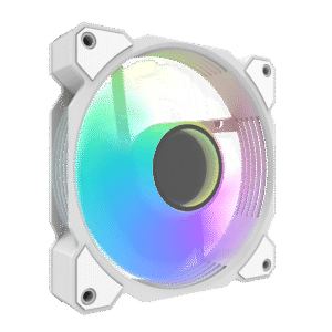 DarkFlash DR08 5-in-1 White Computer Case Fans | High-Performance RGB Cooling