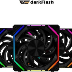 DarkFlash INF32 3-in-1 Black Case Fans | High-Performance RGB Cooling