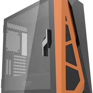 darkFlash DLZ31 ATX PC Case | Mesh Front Panel | Black & Orange