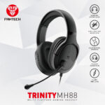 TRINITY MH88 Multi-Platform Gaming Headset | Black | RGB Audio
