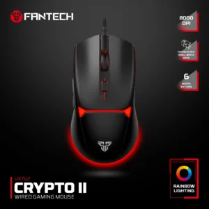 VX7V2 Black Wired Gaming Mouse | High-Precision & Ergonomic Design