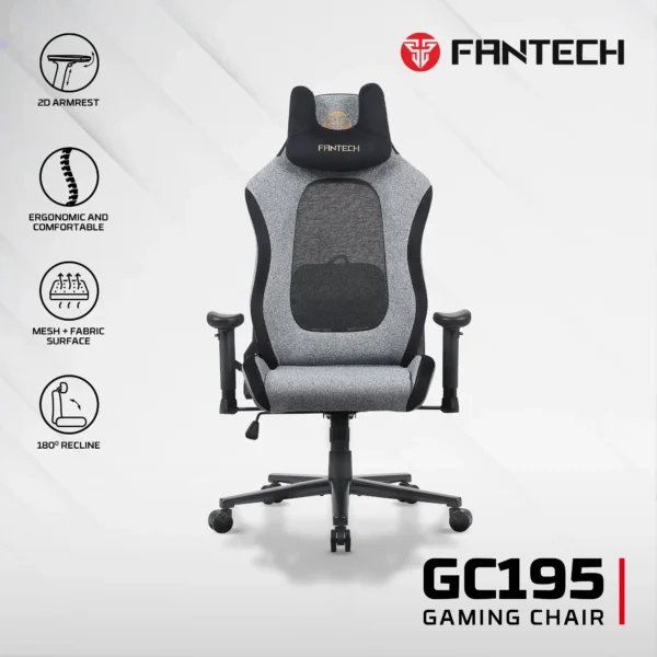 FANTECH GC195 Gaming Chair | Ergonomic & Adjustable | Premium Comfort ...
