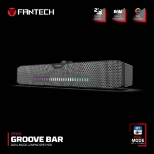 Fantech GS303 Groove Bar | Dual Mode Gaming Soundbar with Wired & Wireless Connection