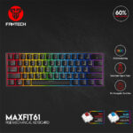 FANTECH MAXFIT61 MK857 RGB Mechanical Gaming Keyboard | 60% Compact Layout