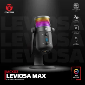 Leviosa Live MCX03 | Professional USB Condenser Microphone for Streaming & Recording
