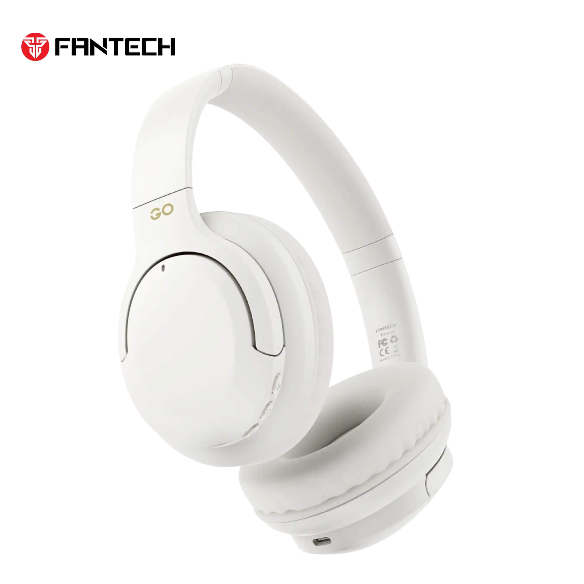 Fantech WH05A Go Vibe ANC Wireless Headset | White | Noise-Cancelling - Image 3