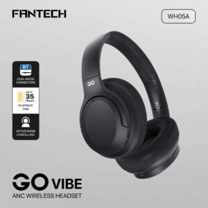 Fantech WH05A Go Vibe ANC Wireless Headset | Black | Noise-Cancelling