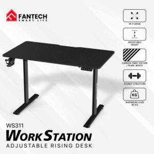 FANTECH WS311 Adjustable Rising Desk | Ergonomic Workstation | Black
