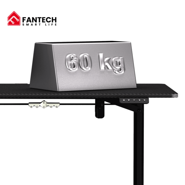 FANTECH WS311 Adjustable Rising Desk | Ergonomic Workstation | Black - Image 3