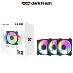 DarkFlash DR08 3-in-1 Computer Case Fans | High-Performance RGB Cooling