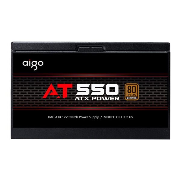 Aigo Darkflash AT550 550W Power Supply | 80 Plus Bronze, Black