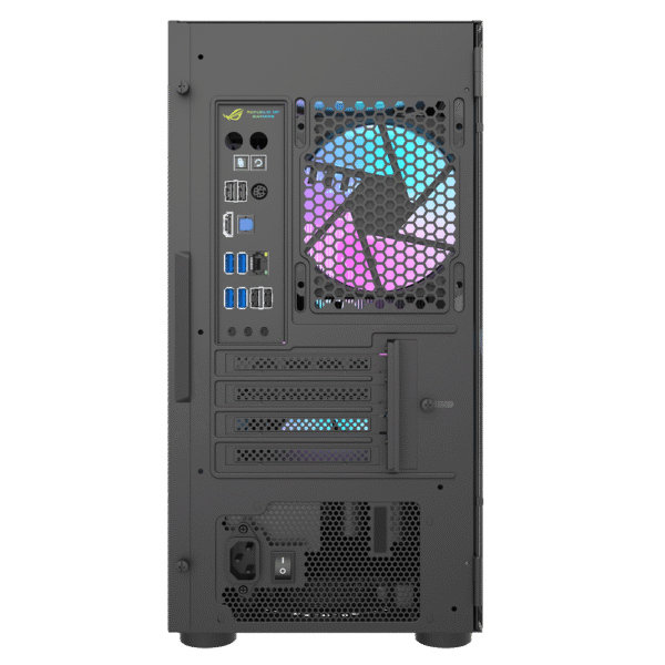 darkFlash DLM21 Mesh Black M-ATX Case | Compact Gaming PC Case - Image 4