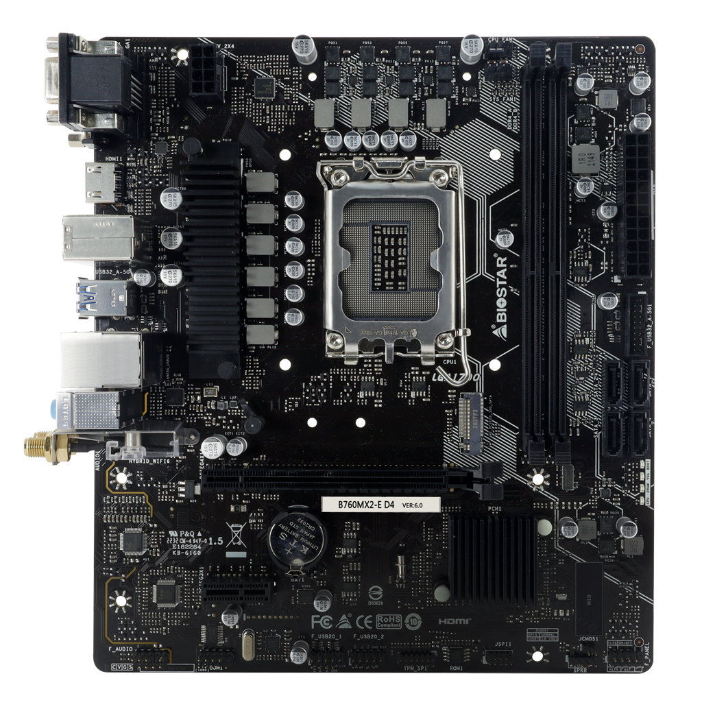 B760MX2-E D4 Intel Motherboard - Image 2