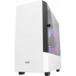 DLV22 ATX PC Case | Tempered Glass | High Airflow Gaming Case White