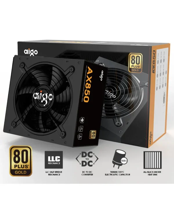 Aigo AX850 Power Supply 80 Plus Gold