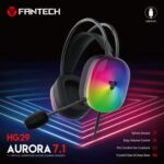 Fantech Aurora HG29 7.1 Surround Sound Gaming Headset | Immersive RGB Audio