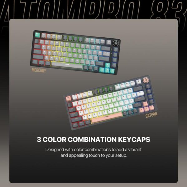Fantech MK913 Saturn Wireless Mechanical Keyboard | RGB, Red Switch ...