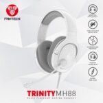 TRINITY MH88 Multi-Platform Gaming Headset | White | RGB Audio