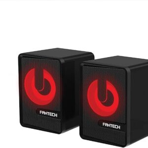 Fantech Beat GS203 Black | Compact RGB Gaming Speaker with Powerful Stereo Sound