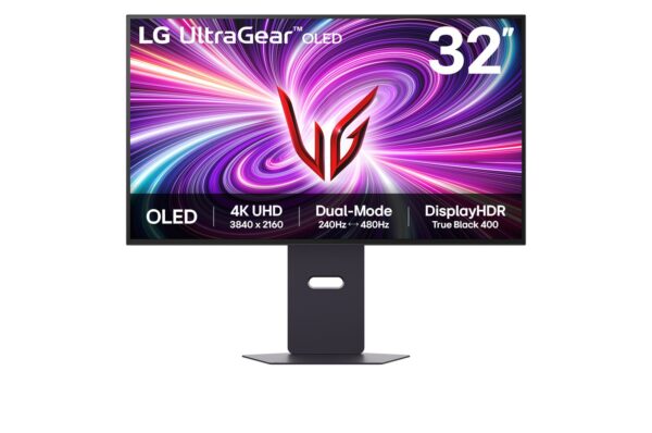 LG 32GS95UV-B.AMA 32-Inch 4K OLED Gaming Monitor | 240Hz, 0.03ms, G-Sync Compatible, HDR