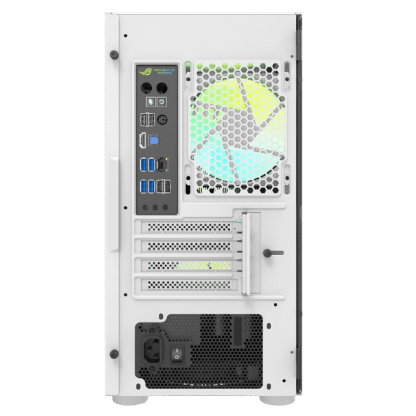 darkFlash DLM21 Mesh White M-ATX Case | Compact High-Airflow Gaming PC Case - Image 2