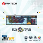 FANTECH ATOM107S MK893S Mizu Navy of Blue Edition Mechanical Gaming Keyboard | Blue Switch, Wired
